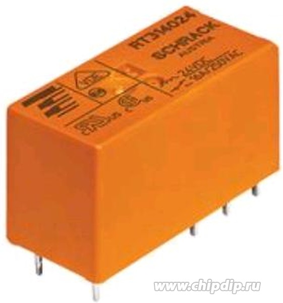 RT33L012, Реле 1 замык. 12VDC, 16A/250VAC SPST-NO